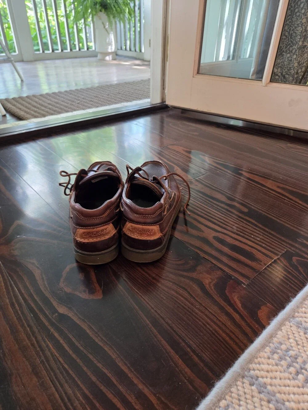 Sperry Men's Brown Leather Boat Shoes